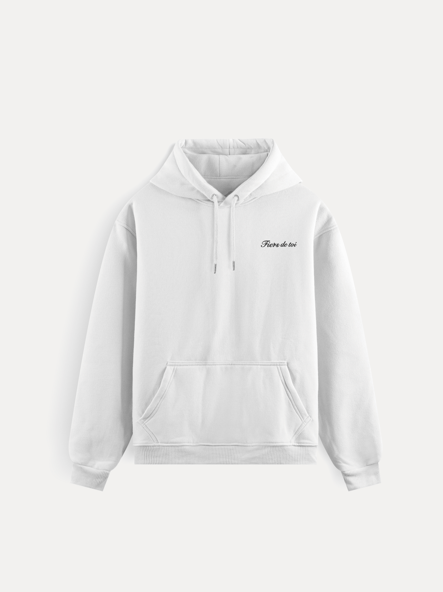 Classic Slogan Hoodie – by Fiers de Toi