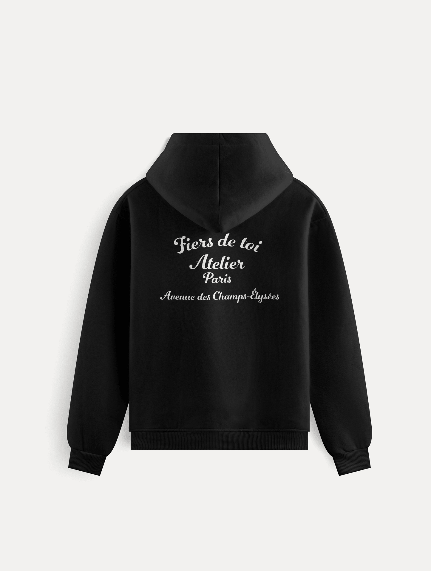Classic Slogan Hoodie – by Fiers de Toi