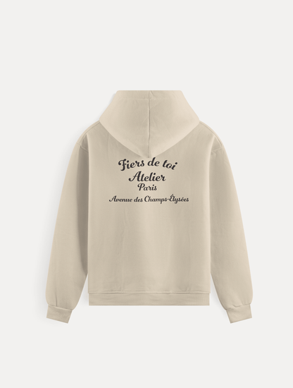 Classic Slogan Hoodie – by Fiers de Toi