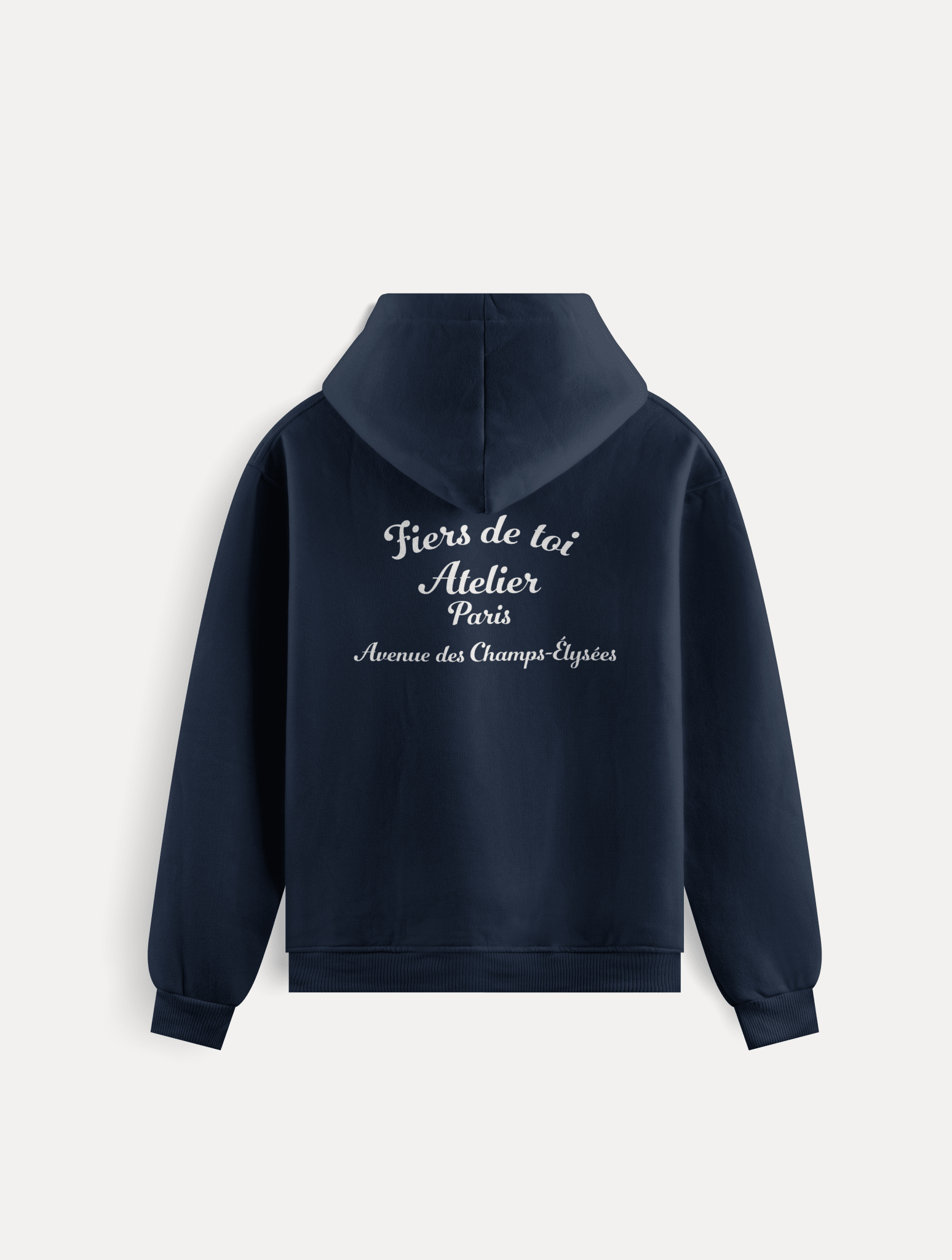 Classic Slogan Hoodie – by Fiers de Toi
