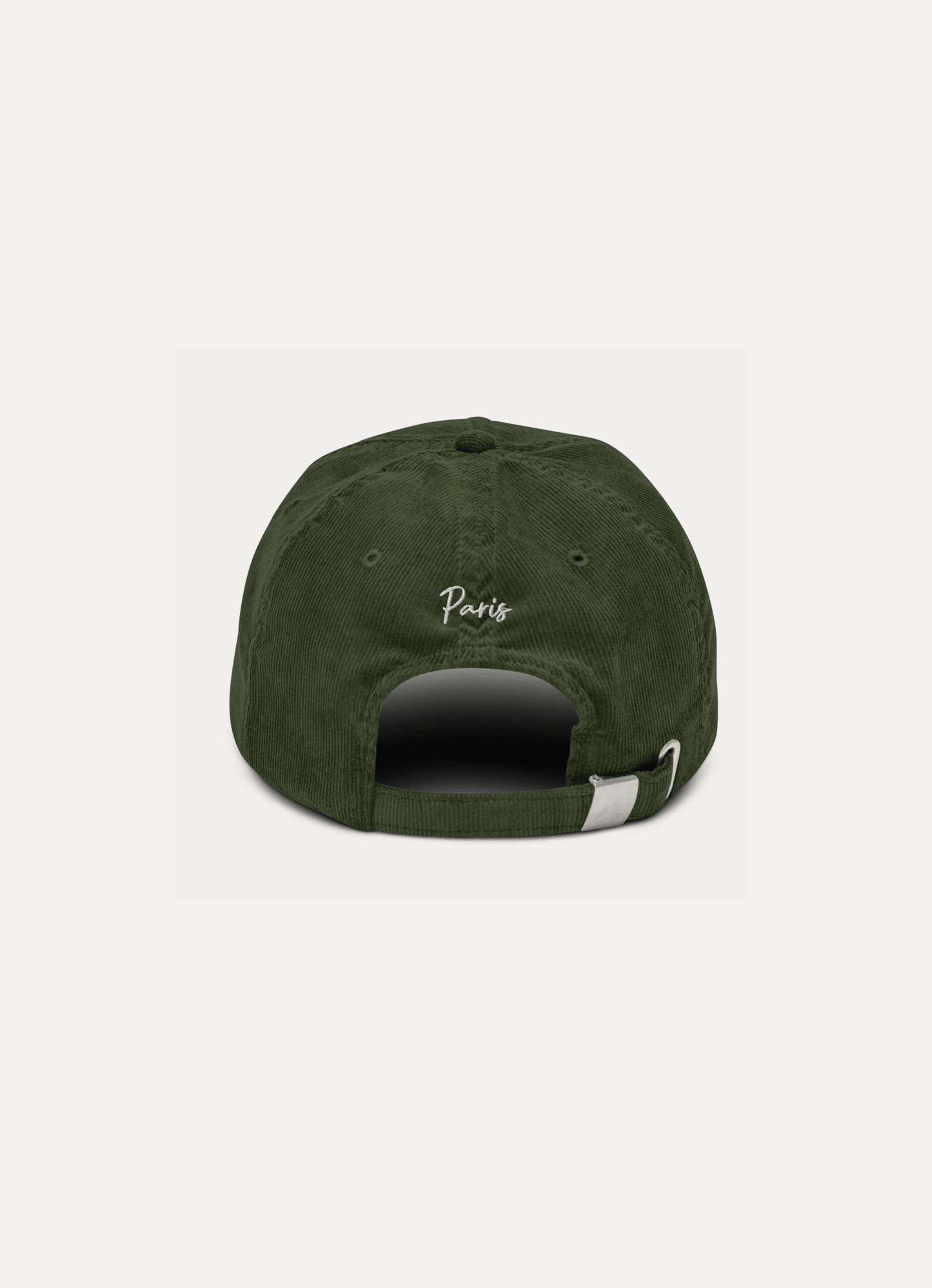 Corduroy Slogan Cap – by Fiers de Toi