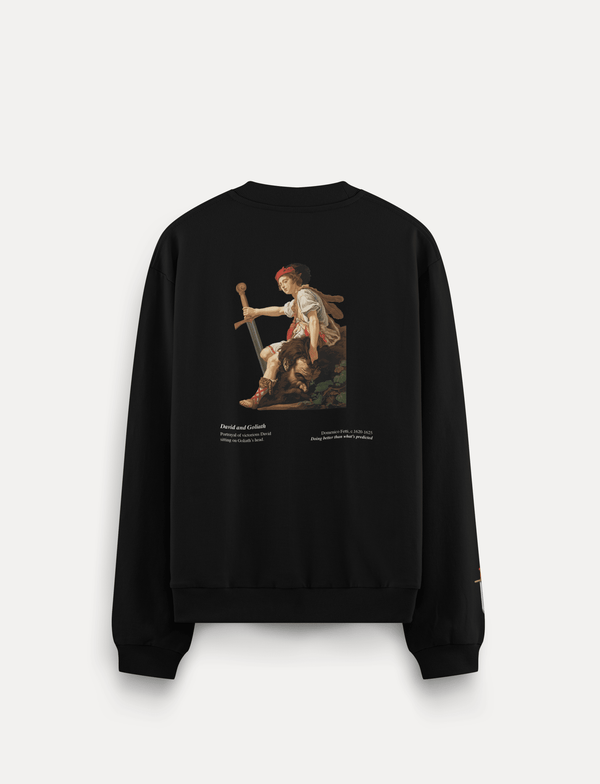 David and Goliath Crewneck – by Fiers de Toi