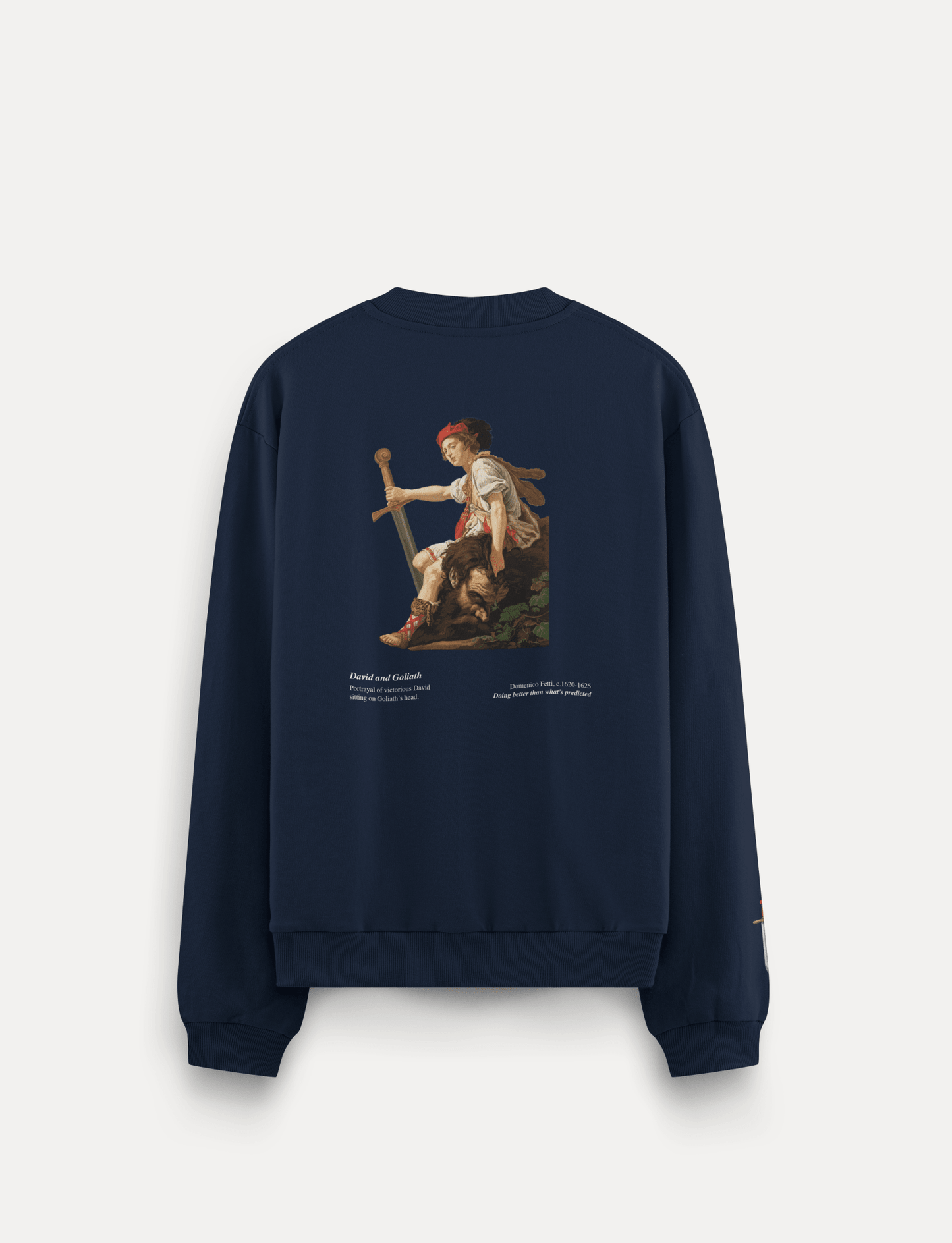 David and Goliath Crewneck – by Fiers de Toi