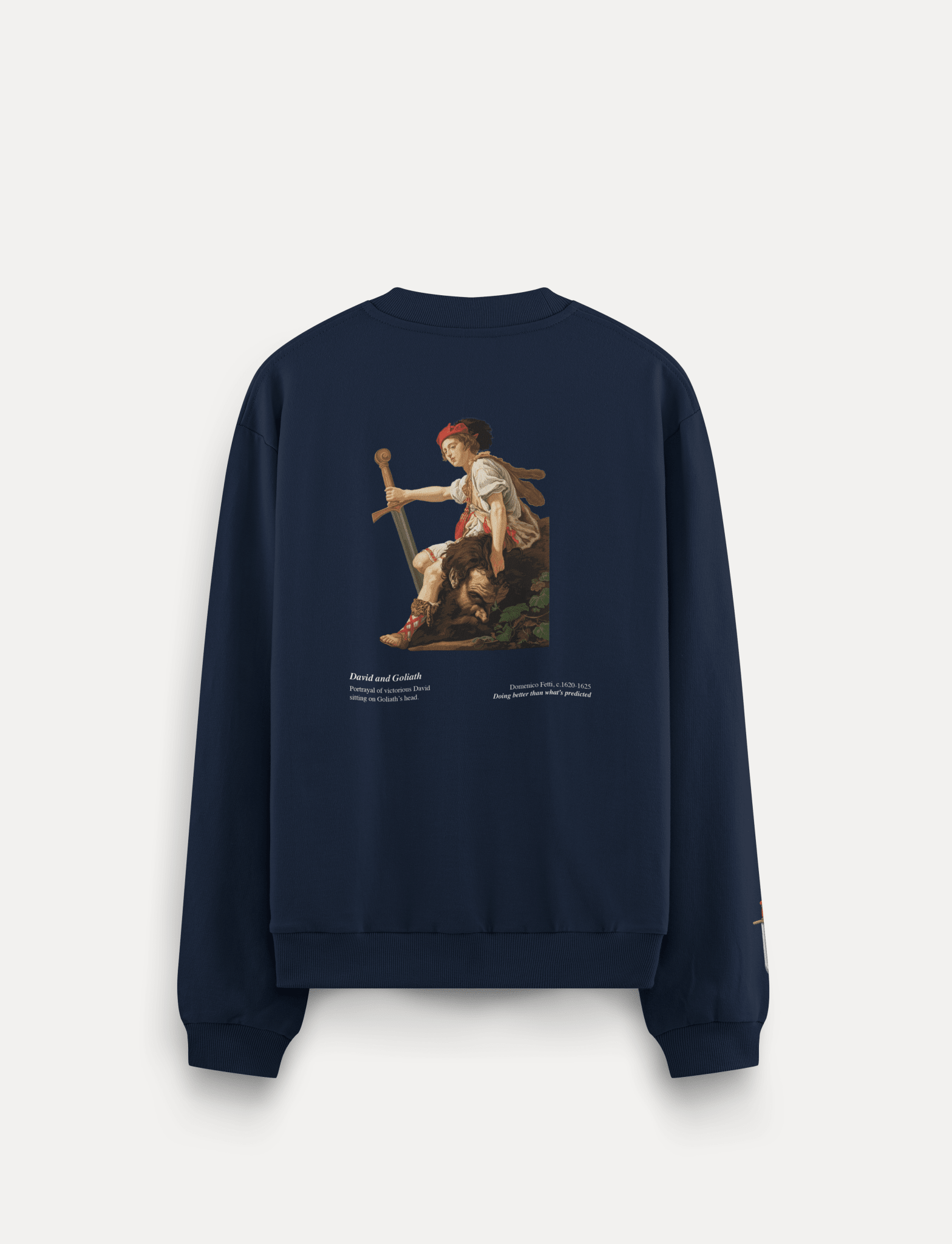 David and Goliath Crewneck – by Fiers de Toi