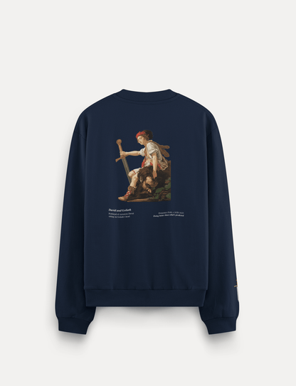David and Goliath Crewneck – by Fiers de Toi