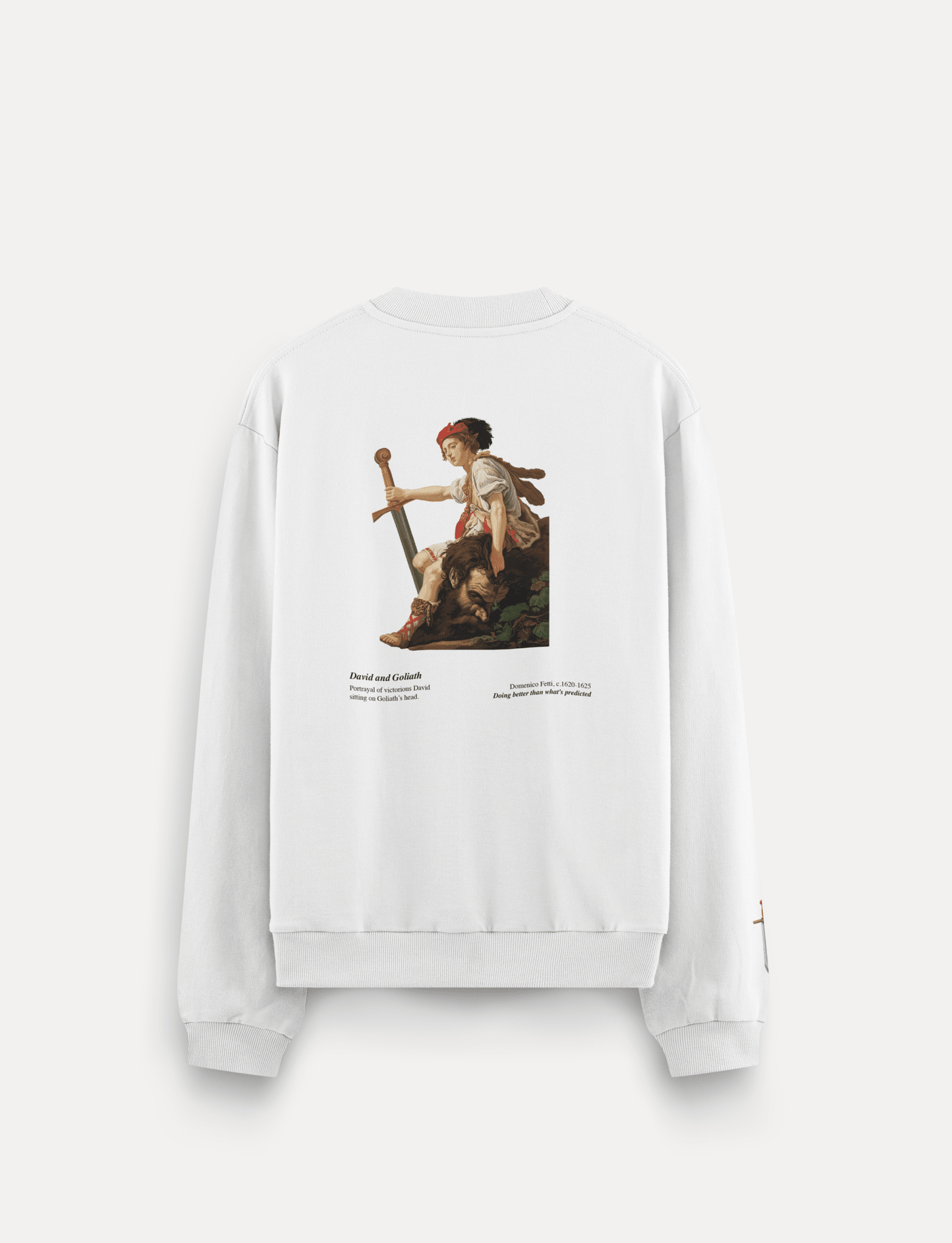 David and Goliath Crewneck – by Fiers de Toi