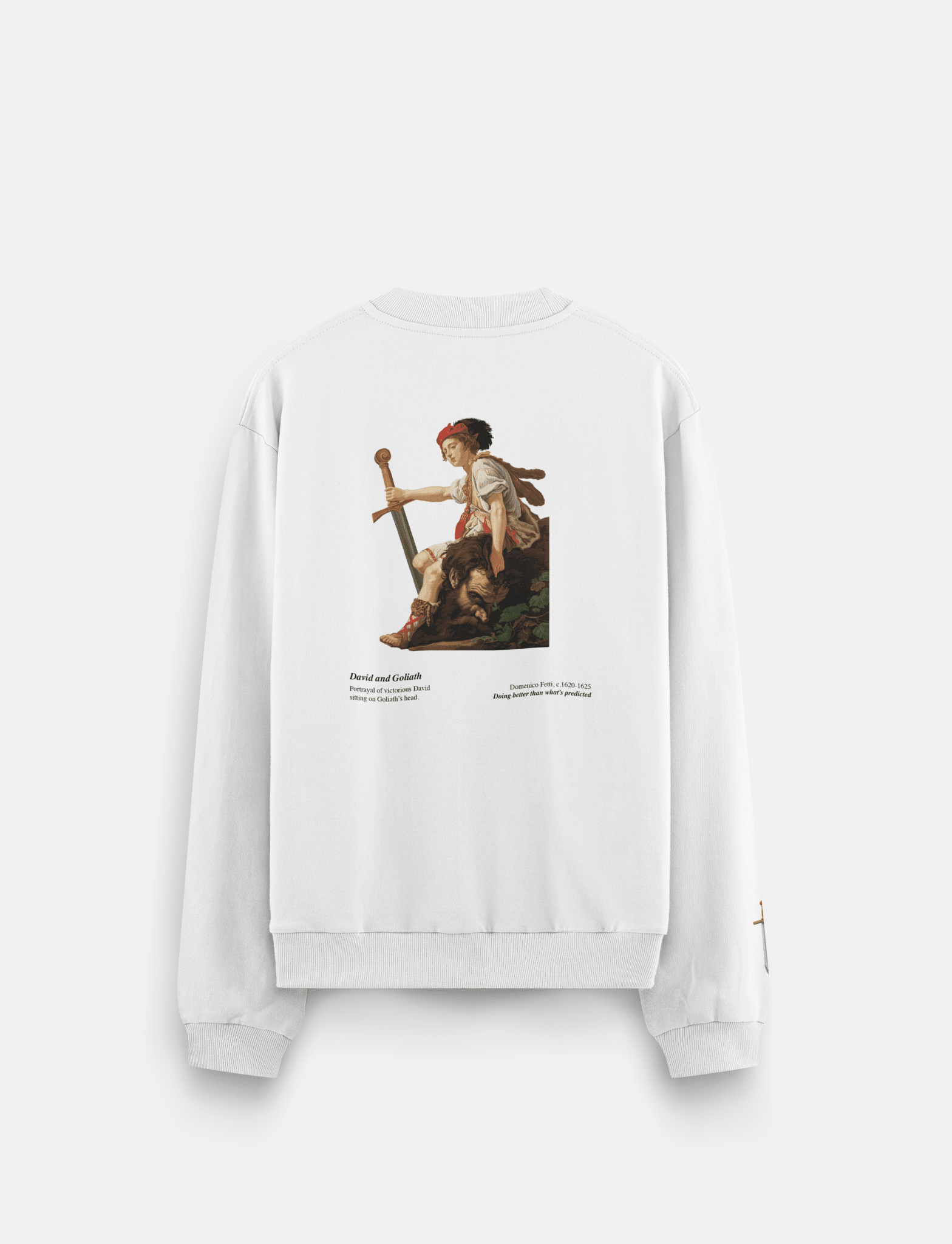 David and Goliath Crewneck – by Fiers de Toi