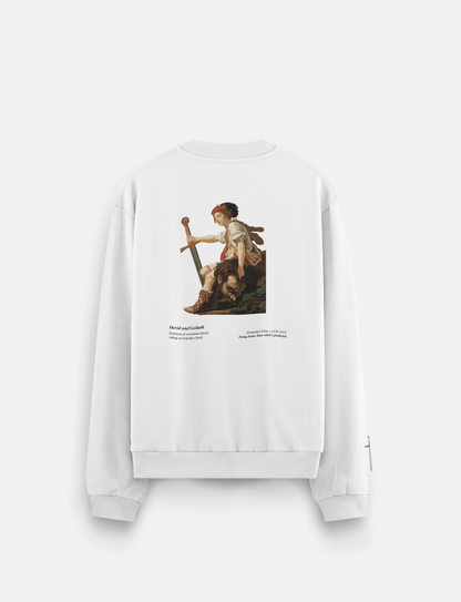 David and Goliath Crewneck – by Fiers de Toi
