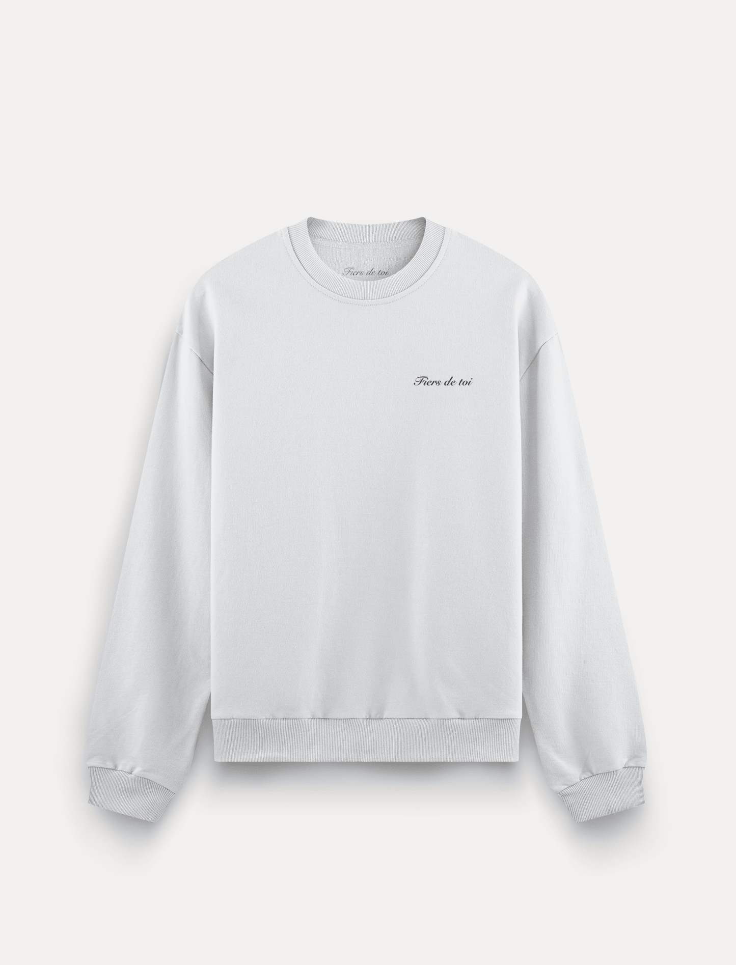 The Slogan Crewneck – by Fiers de Toi