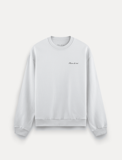 The Slogan Crewneck – by Fiers de Toi