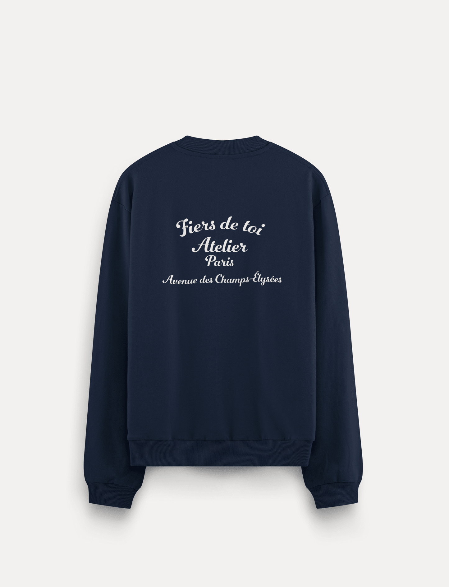 The Slogan Crewneck – by Fiers de Toi
