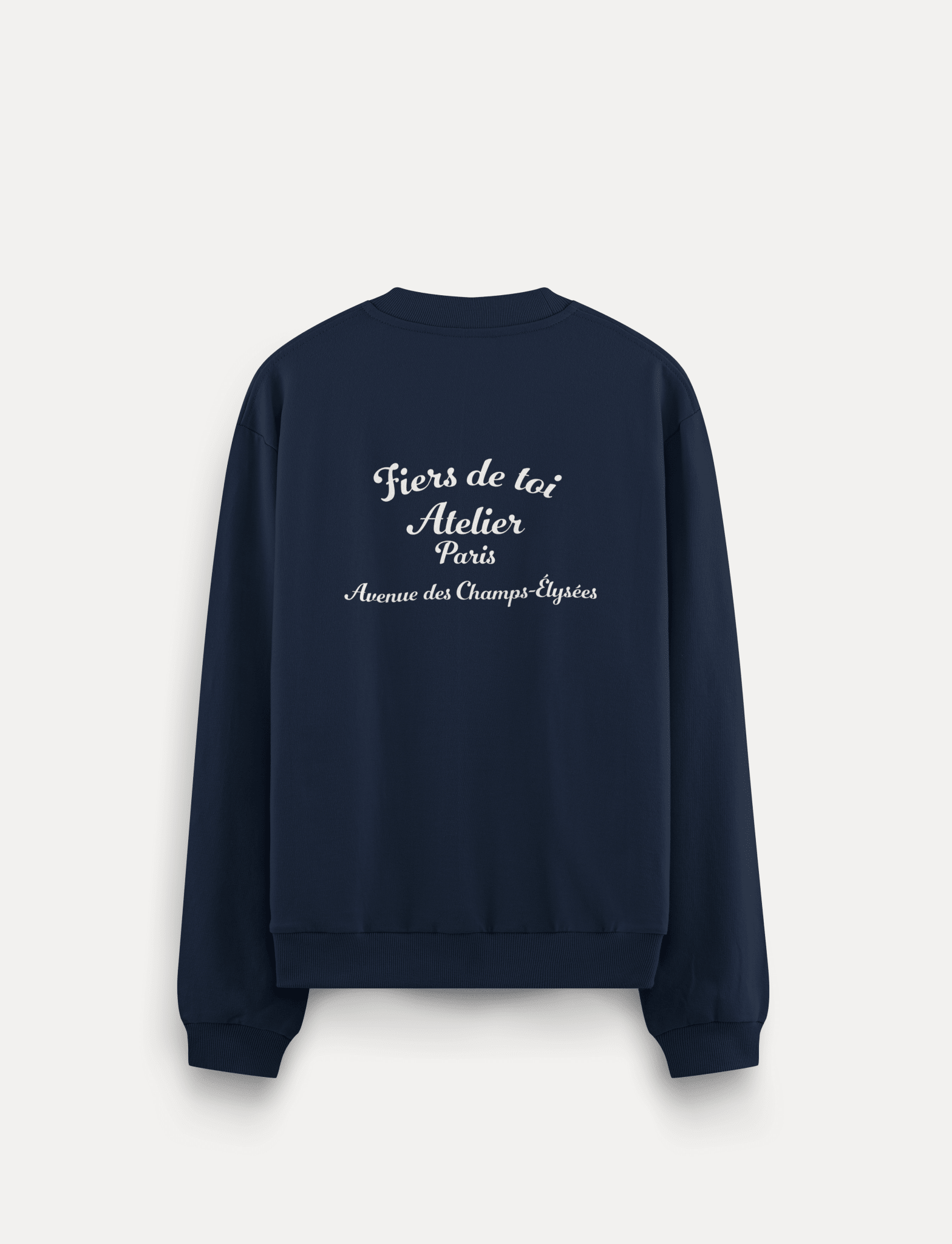The Slogan Crewneck – by Fiers de Toi