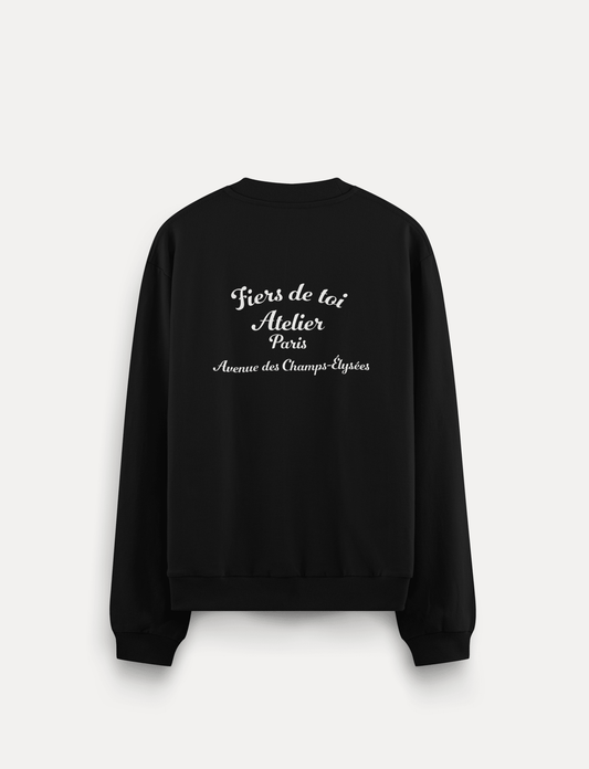The Slogan Crewneck – by Fiers de Toi