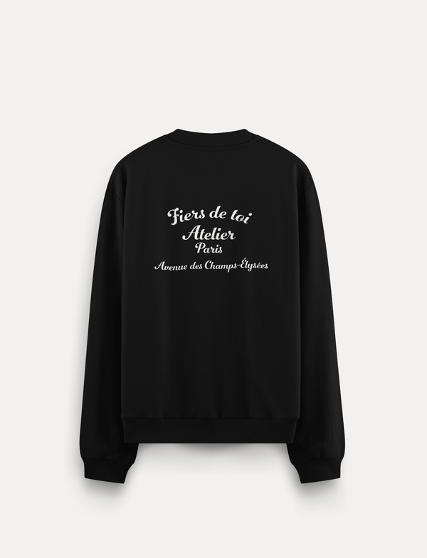 The Slogan Crewneck – by Fiers de Toi