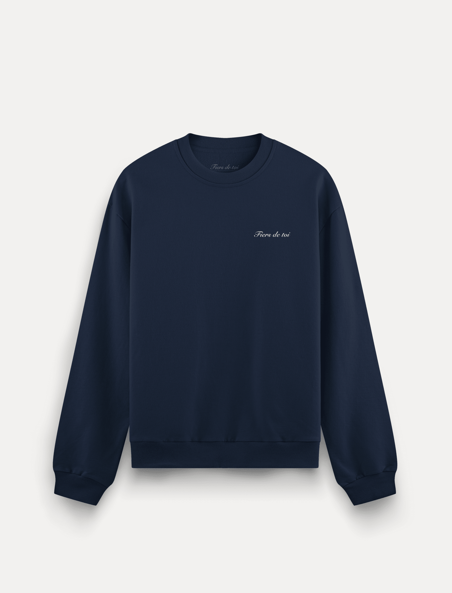 The Slogan Crewneck – by Fiers de Toi